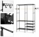Massido 686600 Freestanding Clothes Rack, Black