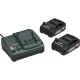Аккумуляторная дрель-шуруповерт Metabo BS 18 L, 18 В, 2x 2 А·ч, metaBOX