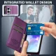Samsung Galaxy A55 ( SM-A556B/DS ) LC.IMEEKE PU Leather Wallet Protective Book Case Cover, Purple | Чехол для...