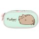School pencil case padded sachet with flap Pusheen Mint