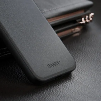 Чехол 3mk Hardy Silky Leather MagCase для iPhone 14 Plus Черный