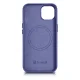 Кожаный чехол iCarer для iPhone 14 Plus с MagSafe, Light Purple