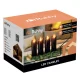 Ruhhy 26382 LED sveces 15cm 12 gab. melnas