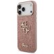 Чехол Guess Fixed Glitter Big 4G с металлической рамкой для iPhone 17 Pro Max —...
