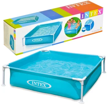 Каркасный детский бассейн Intex 57173 122x122x30 см, синий