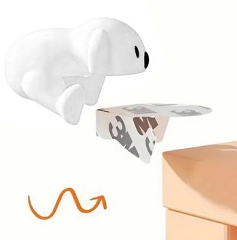 Stūru aizsargs balts suns | Corner protector white dog