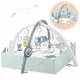 Детский интерактивный развивающий коврик 136x136см Koala Nukido