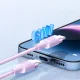 Orico CDX 60W USB-C uz USB-C kabelis 1m, violets