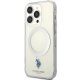 Apple iPhone 15 Pro 6.1\'\' US Polo Magsafe Collection Case Cover (USHMP15LUCIT), Transparent | Чехол Кейс...