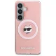 Чехол Karl Lagerfeld IML Repeated Choupette MagSafe для Galaxy S26 Plus, розовый