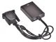 Адаптер-переходник VGA на HDMI с аудио 3.5 мм и USB, Full HD, Черный