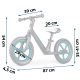 Nukido Light Flee Kids Balance Bike