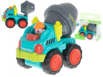 Bērnu Rotaļlieta Celtniecības Mašīna Betona Maisītājs HOLA | Kids Toy Construction Machine Concrete Cement Mixer