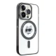Чехол Karl Lagerfeld для iPhone 15 Pro Max IML Choupette\'s Head MagSafe, прозрачный