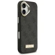 Guess 4G Logo Plate MagSafe vāciņš iPhone 17, melns