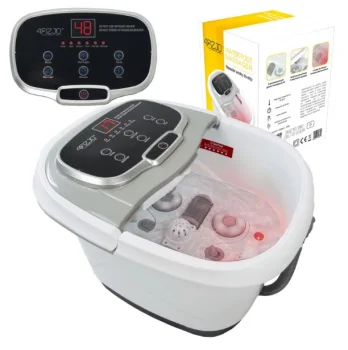 Гидромассажер для ног 4Fizjo FOOT MASSAGER PRO+, бело-серый