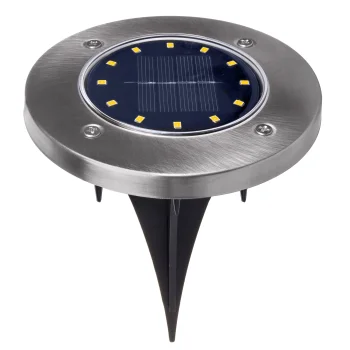 Maclean MCE318 Solar In-Ground Garden LED Light, IP44, 4000K