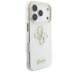 Чехол Guess IML 4G Script Metal для iPhone 17 Pro Max / 18 Pro Max, белый