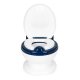Ecotoys Baby Potty with Removable Bowl and Brush, Blue
