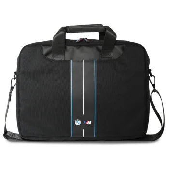 BMW BMCB15COMPVSKL Soma 16", melna, neilona, ar zilu svītru | Bag 16" Black Nylon Blue Stripe