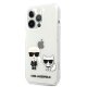 Karl Lagerfeld Karl & Choupette vāciņš Apple iPhone 13 Pro Max - Caurspīdīgs