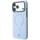Чехол Mercedes Leather 3D MagSafe для iPhone 18 Pro Max / 17 Pro Max, синий