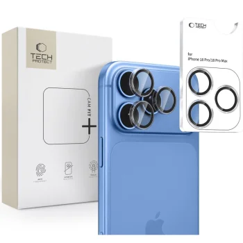 Kameras aizsargstikls Tech-Protect Camring Fit+ priekš iPhone 18 Pro / 18 Pro Max, Clear