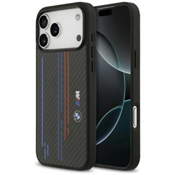 BMW iPhone 17 Pro Max vāciņš M Kevlar Lines & Logo MagSafe, melns