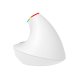 Беспроводная вертикальная мышь Delux M618C 2.4G 1600DPI RGB (белая)