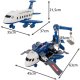 Iso Trade Foldable Police Airplane Parking Garage with Cars