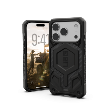 UAG Monarch Pro MagSafe maciņš iPhone 17 Pro tālrunim – melns | Phone Case Cover
