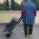 Malatec Folding Shopping Trolley with 40L Bag, Grey