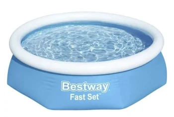 Bestway 57448 piepūšamais baseins ar gredzenu 244 x 61 cm, zils