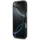 Guess iPhone 17 Pro vāciņš 4G PU Stripe MagSafe, melns