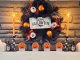 Gaismojoša figūra ķirbis Hellovīnam LED | Pumpkin Light Glowing Figurine Decoration Halloween Battery Operated