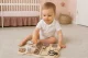Деревянный бизиборд для детей ECOTOYS Мишка 12 элементов