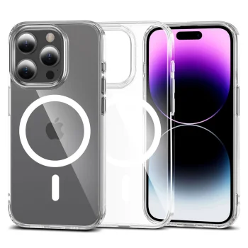Чехол Tech-Protect FlexAir Hybrid MagSafe для iPhone 15 Pro Max, прозрачный