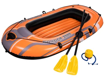 Надувная лодка Hydro-Force Set 188 x 98 см весла + насос Bestway 61062
