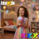Bezvadu karaoke mikrofons bērniem Izoxis 27047 ar Bluetooth skaļruni, balts