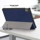 Lenovo Tab P11 Gen 2 (TB350FU) Trifold Stand PU Leather Hard Protective Cover Case, Dark Blue | Чехол Книжка...