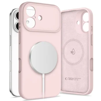 Tech-Protect iPhone 17 silikona vāciņš Silicone MagSafe, rozā