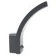 Maclean MCE244 GR LED fasādes lampa ar kustības sensoru, 10W, IP54, pelēka