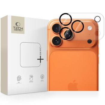 Tech-Protect Cam Fit+ Camera Cover iPhone 17 Pro Max - Clear