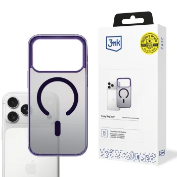 Чехол 3mk Frosty MagCase для iPhone 17 Pro - Фиолетовый