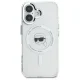Чехол Karl Lagerfeld для iPhone 16 IML Metal Karl Head MagSafe, белый