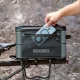 Rockbros A30 ROAD TO SKY saliekama velosipēda bagāžnieka soma 15-30L, pelēka