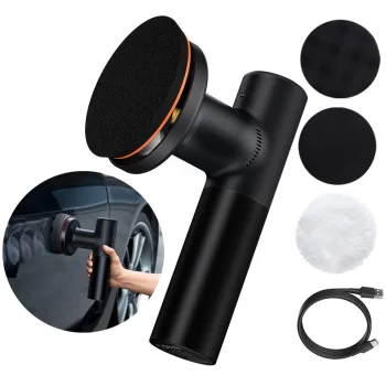 Baseus Bezvadu Pulēšanas Mašīna Aparāts Ierīce 30W, Melna | Cordless Electric Polish Machine