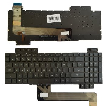 Asus GL703 Laptop Keyboard, US Layout, Black