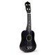 ECOTOYS Wooden Ukulele for Kids, 4-String Guitar Toy, Black