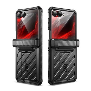 Supcase Unicorn Beetle Pro vāciņš priekš Samsung Galaxy Z Flip 8, melns
